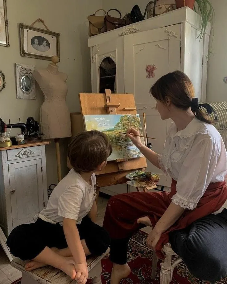 Fresco Workshop in an Artist's Studio