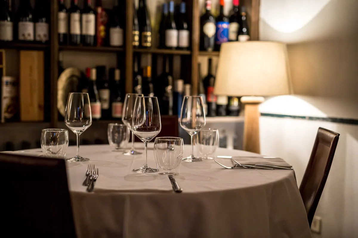 the entrance or dining room of Le Tamerici in Vicolo Scavolino